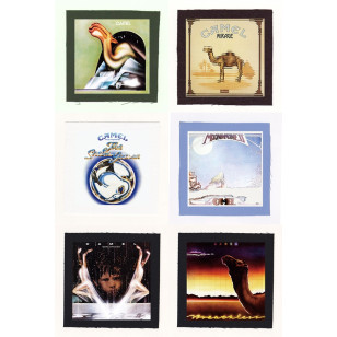 Camel- The Snow Goose, Moonmadness Album Cloth Patch or Magnet Set 
